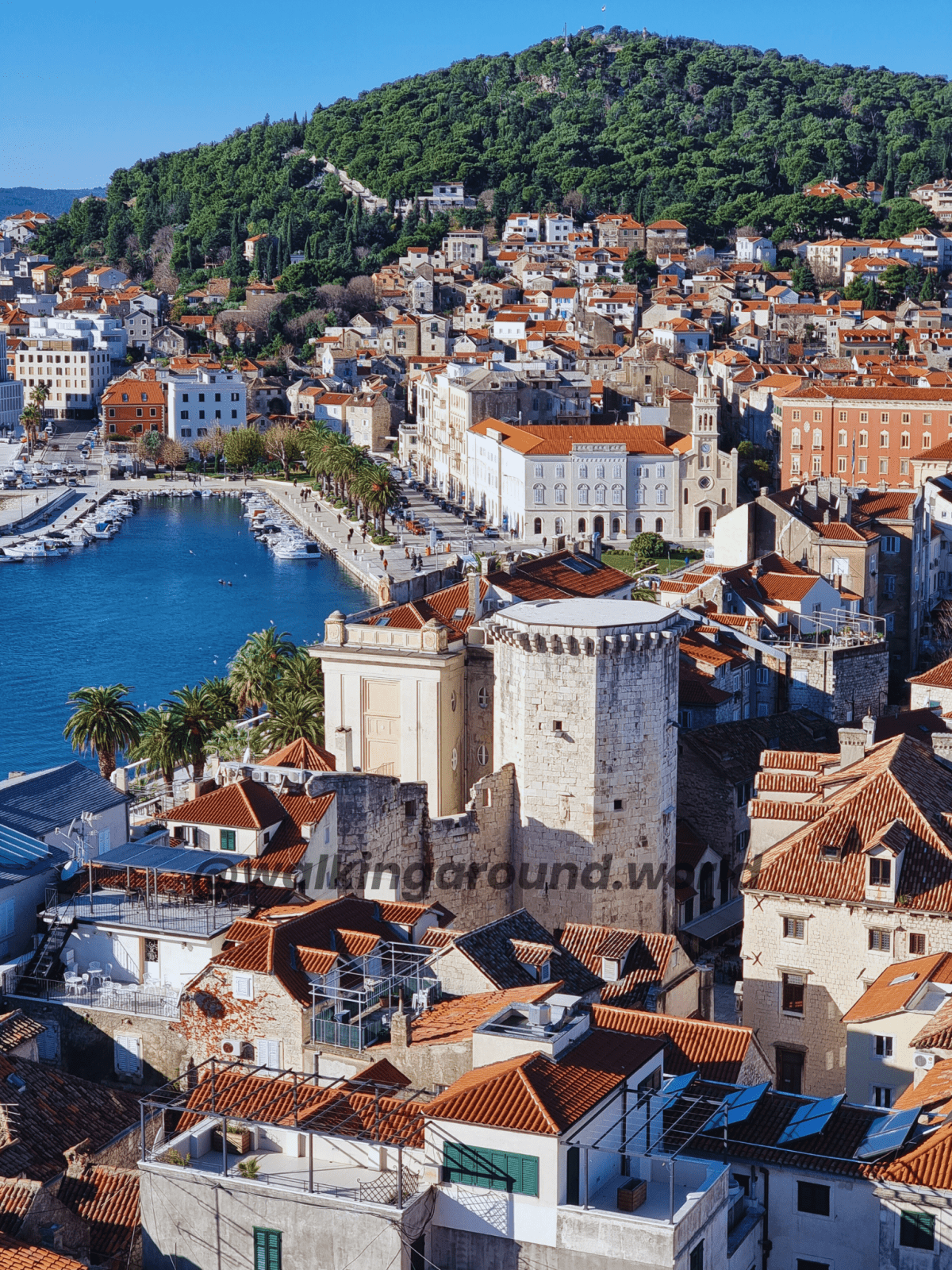 Split panorámica desde arriba - Croacia